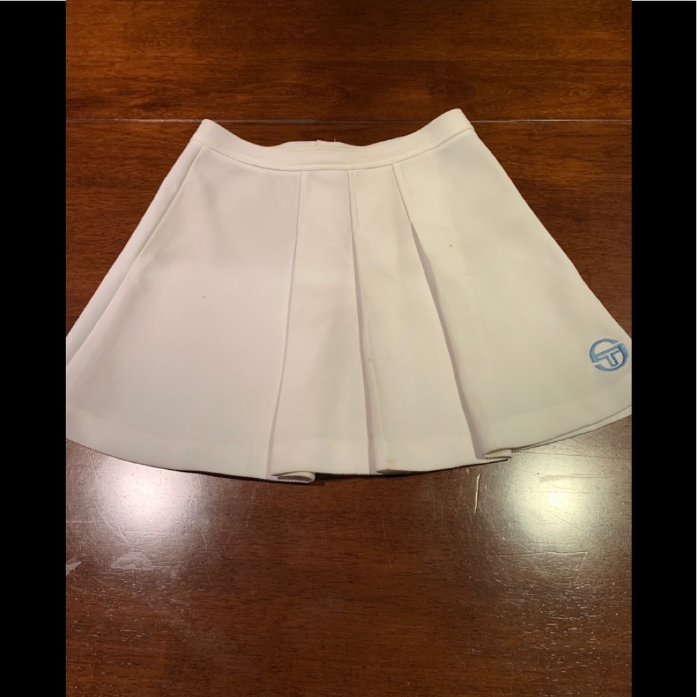 SergioTacchini vintage white tennis skirt